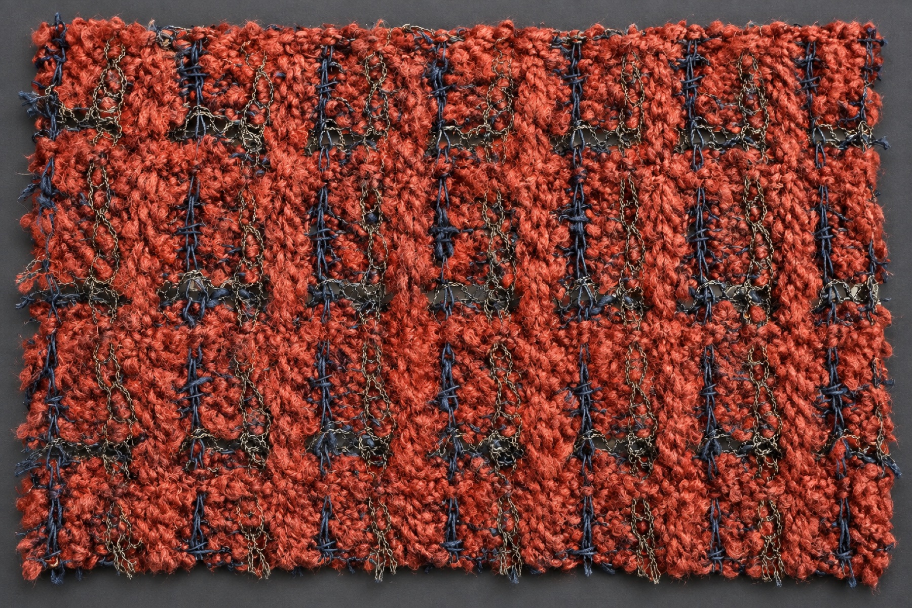 Experimental looped openwork knit surface
